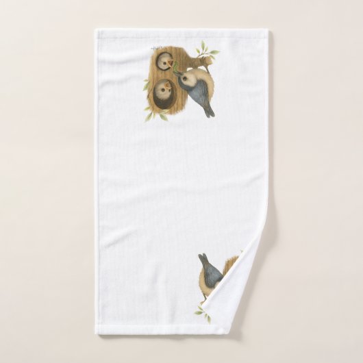 eigenzinnige witborsentouch bad handdoek (Handdoek)