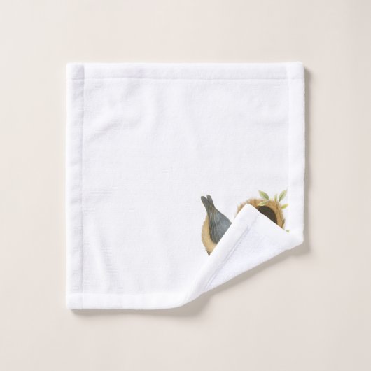 eigenzinnige witborsentouch bad handdoek (Wasdoekje)