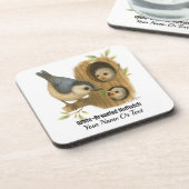 eigenzinnige witborsentouch bier onderzetter (Linkerzijde)