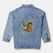 eigenzinnige witborsentouch denim jacket (Achterkant)