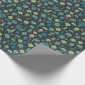 Eigenzinnige Zee Creatures en Aliens Pattern Cadeaupapier (Hoek)