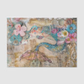 EIGENZINNIGE ZEEMEERMIN DECOUPAGE TISSUEPAPIER (Voorkant)