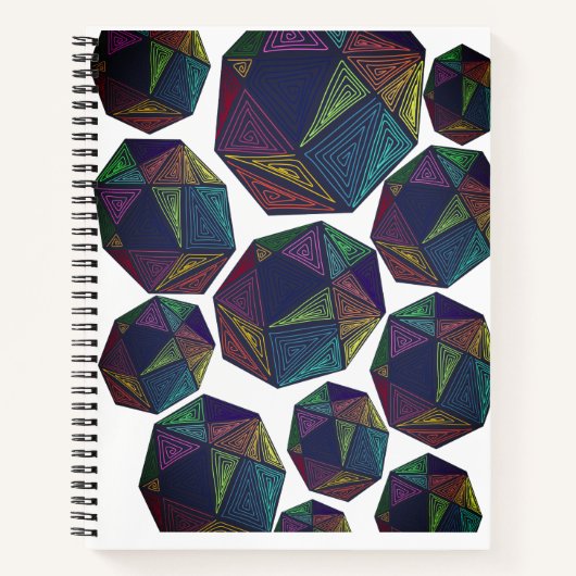 Eigenzinnige zentangle pattern notitieboek (Voorkant)