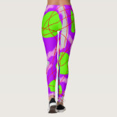 Eigenzinnige Zig-Zag Clown Broek Esthetisch Leggings (Achterkant)