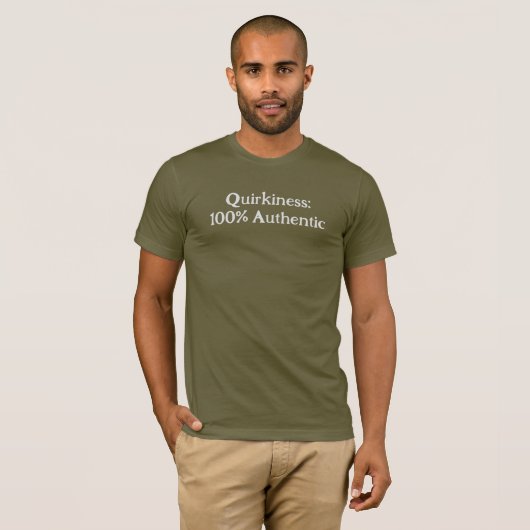 Eigenzinnigheid: 100% Authentieke Grappige Karakte T-shirt (Voorkant volledig)
