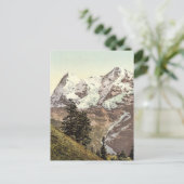 Eiger and Monch, Bernese Oberland, Zwitserland vin Briefkaart (Staand voorkant)