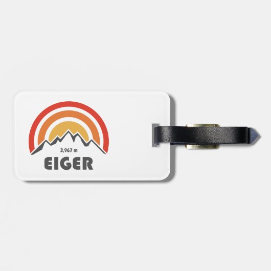 Eiger Bagagelabel (Achterkant horizontaal)