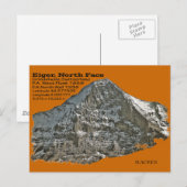 Eiger, het gezicht van het Noorden Briefkaart (Voorkant / Achterkant)