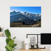 Eiger, Monch, Jungfrau Poster (Thuiskantoor)