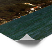 Eiger, Mönch & Jungfrau, Thunersee, Zwitserland Poster (Hoek)