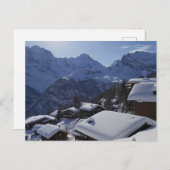 Eiger, Mönch & Jungfrau Trilogy uitzicht uit Mürre Briefkaart (Voorkant / Achterkant)