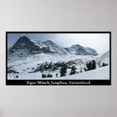 Eiger Mönch Jungfrau, Zwitserland Poster (Voorkant)
