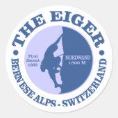 Eiger Ronde Sticker (Voorkant)