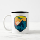 Eiger Sunrise Tweekleurige Koffiemok (Links)