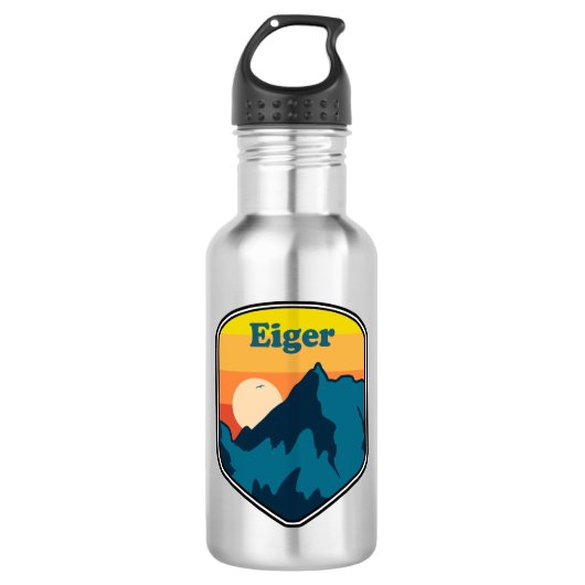 Eiger Sunrise Waterfles (Voorkant)