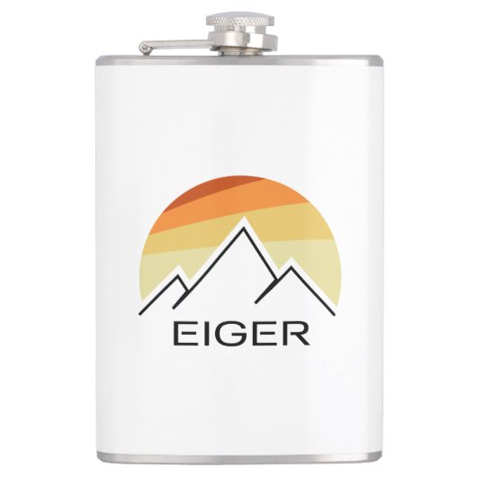 Eiger Zwitserland Retro Heupfles (Voorkant)