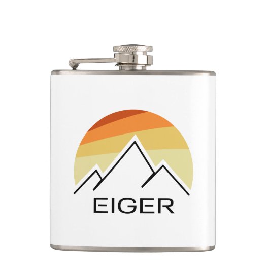 Eiger Zwitserland Retro Heupfles (Voorkant)