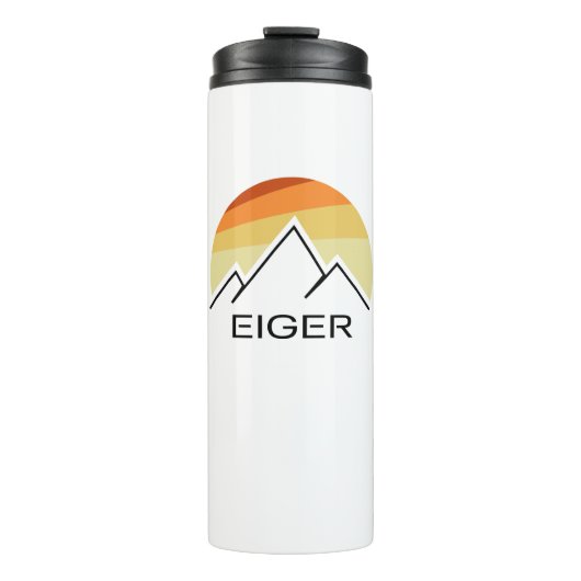 Eiger Zwitserland Retro Thermosbeker (Voorkant)