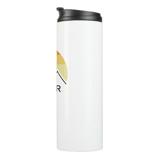 Eiger Zwitserland Retro Thermosbeker (Geroteerd rechts)