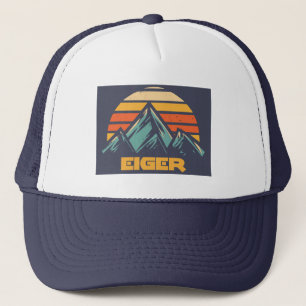 Eiger Zwitserland Retro Turquoise Trucker Pet