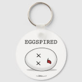 Eigespireerd-(verlopen) dood ei sleutelhanger (Voorkant)