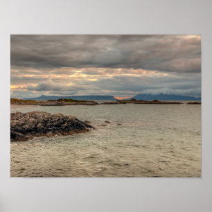 Eigg en Rum Poster