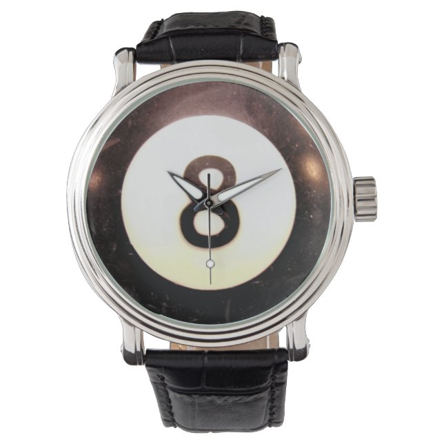 Eight Ball - 8 Bal Horloge (Voorkant)