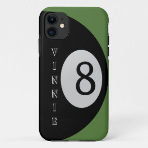 Eight Ball Biljart Persoonlijk Case-Mate iPhone Case