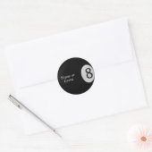 Eight Ball - Biljartbal Naam Stickers (Envelop)