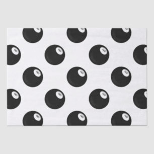 Eight Ball Billiard Theme Tissuepapier
