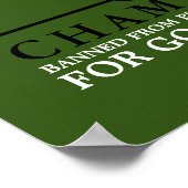 Eight Ball Champion Poster (Hoek)