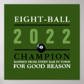 Eight Ball Champion Poster (Voorkant)