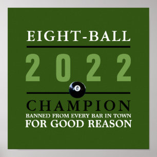 Eight Ball Champion Poster