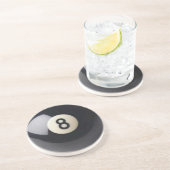Eight-Ball Coaster Zandsteen Onderzetter (Zijkant)