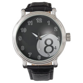 Eight Ball-horloge - Kan verschillende banden kiez Horloge