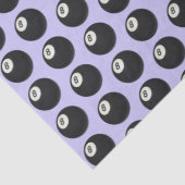 Eight Ball Y2K Snooker 90s mauve purple Tissuepapier (Detail)