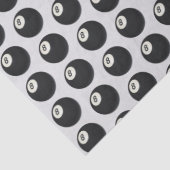 Eight Ball Y2K Snooker Black and White Tissuepapier (Detail)