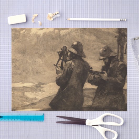 Eight Bells, 1887 by Winslow Homer Tissuepapier (Craft)