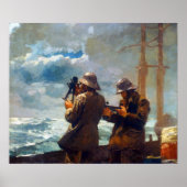 Eight Bells Winslow Homer 1886  Poster (Voorkant)