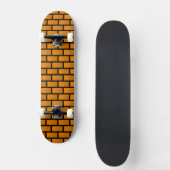 Eight Bit Brick Wall Skateboard (Voorkant)