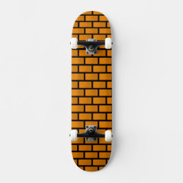 Eight Bit Brick Wall Skateboard