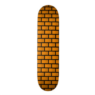 Eight Bit Brick Wall Skateboard