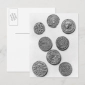 Eight Carolingian coins Briefkaart (Voorkant / Achterkant)