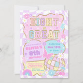 Eight Is Great Preppy Varsity Patch 8e Verjaardag  Kaart (Voorkant)