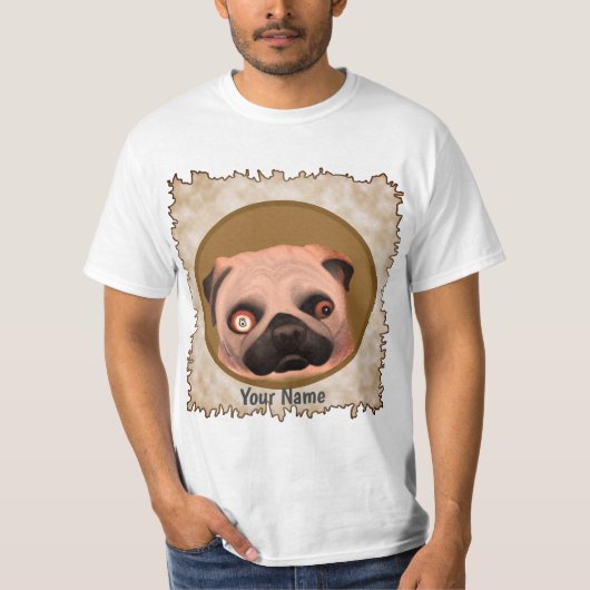 Eightball Pug t-shirt (Voorkant)