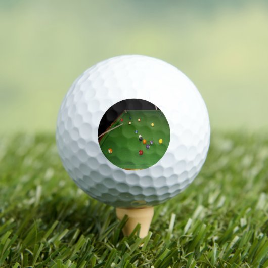 Eightball tafel olieverf met ballen en aanwijzinge (Insitu Shirt)