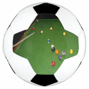 Eightball tafel olieverf met ballen en aanwijzinge