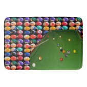 Eightball tafel olieverf met ballen en aanwijzinge badmat (Voorkant)