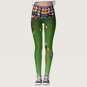 Eightball tafel olieverf met ballen en aanwijzinge leggings
