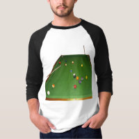 Eightball tafel olieverf met ballen en aanwijzinge